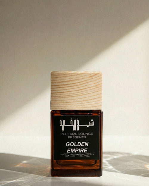 Golden Empire 50ml Unisex Perfume | Maison Crivelli Oud Maracujá DNA | Sheikh Al Khalid Perfume Lounge Pakistan